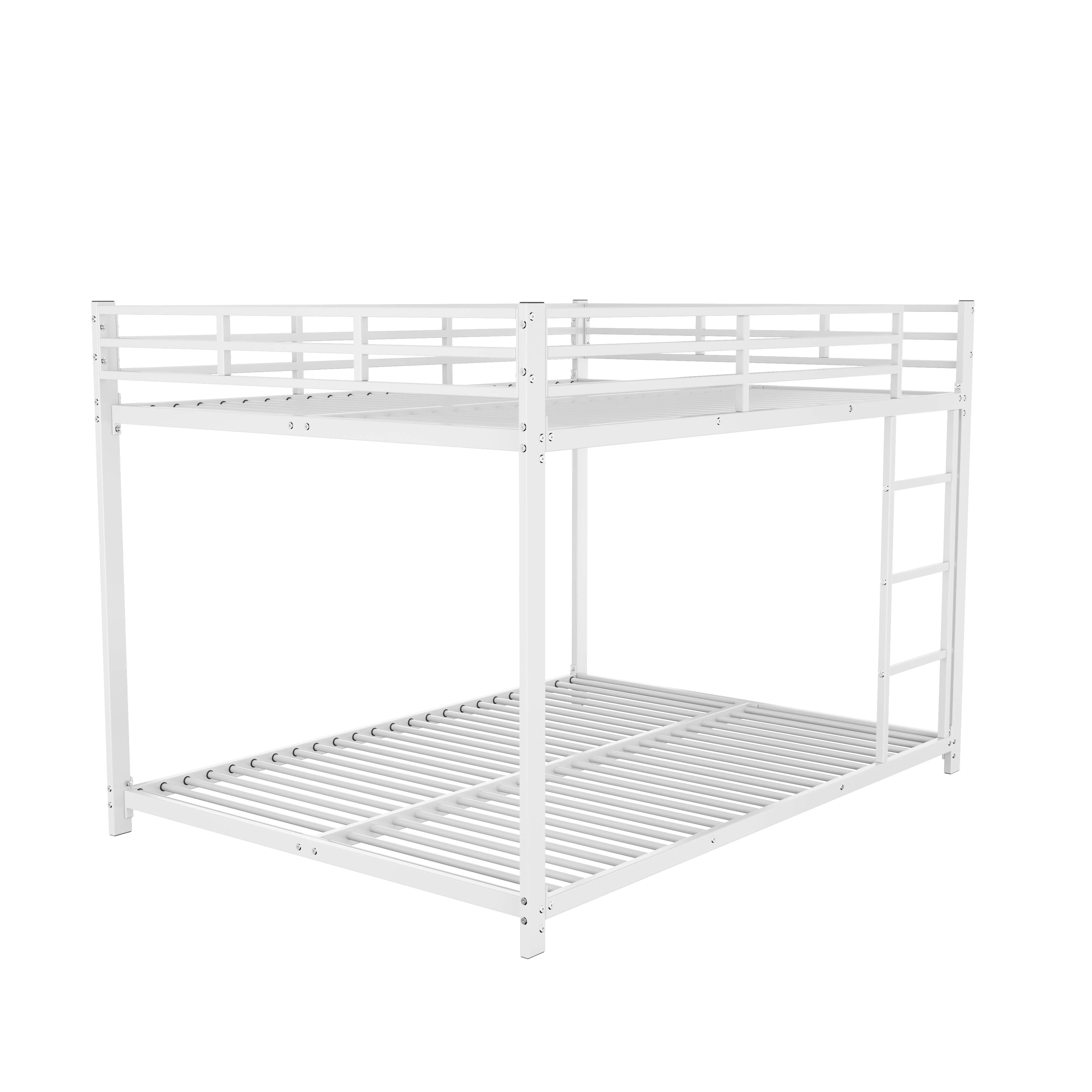 Bunk Bed 140x200cm Classic Iron Frame - White - Image 8