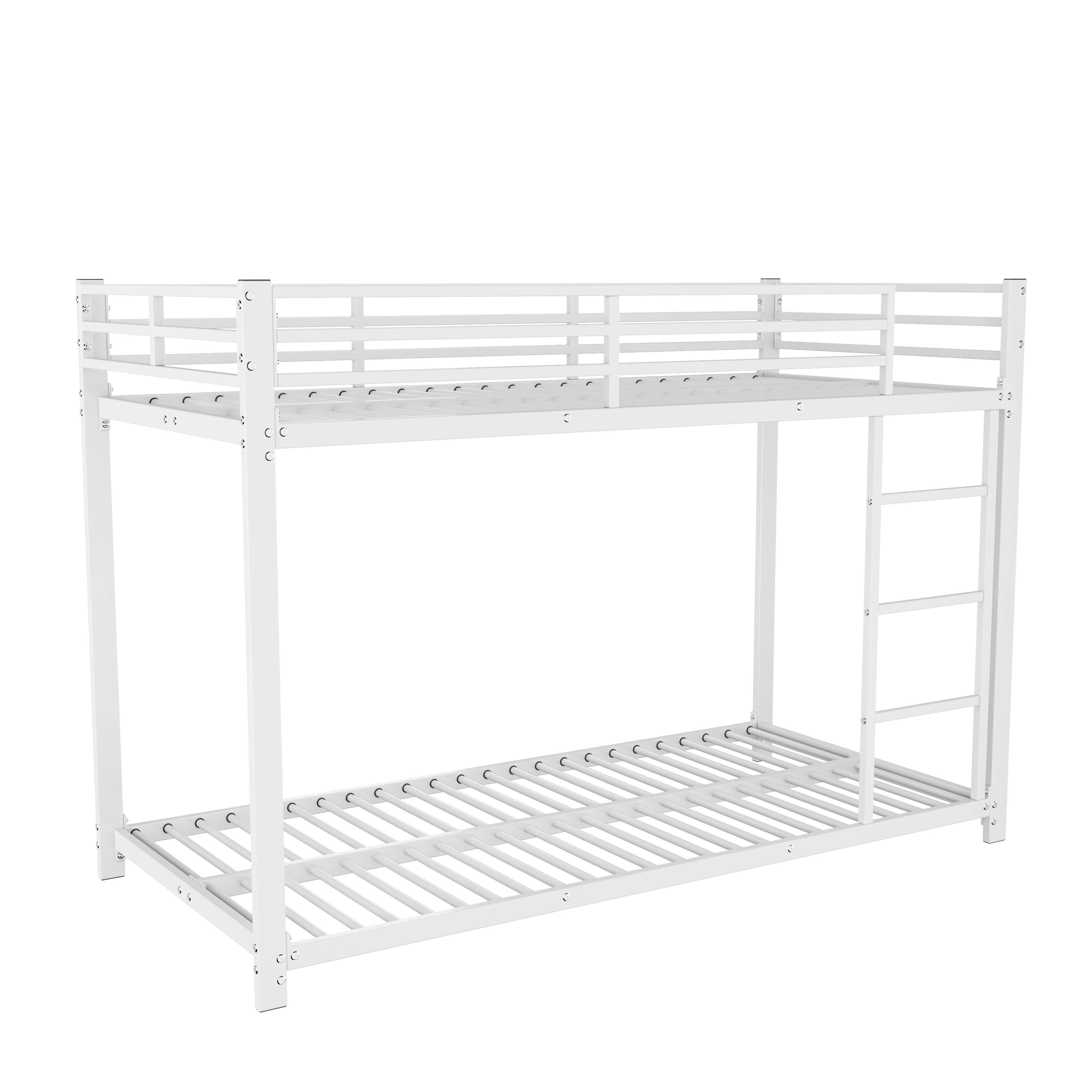 Bunk Bed 90x200cm Classic Iron Frame - White - Image 8