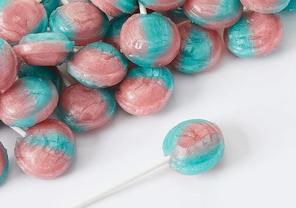 Candy Floss Lollipops
