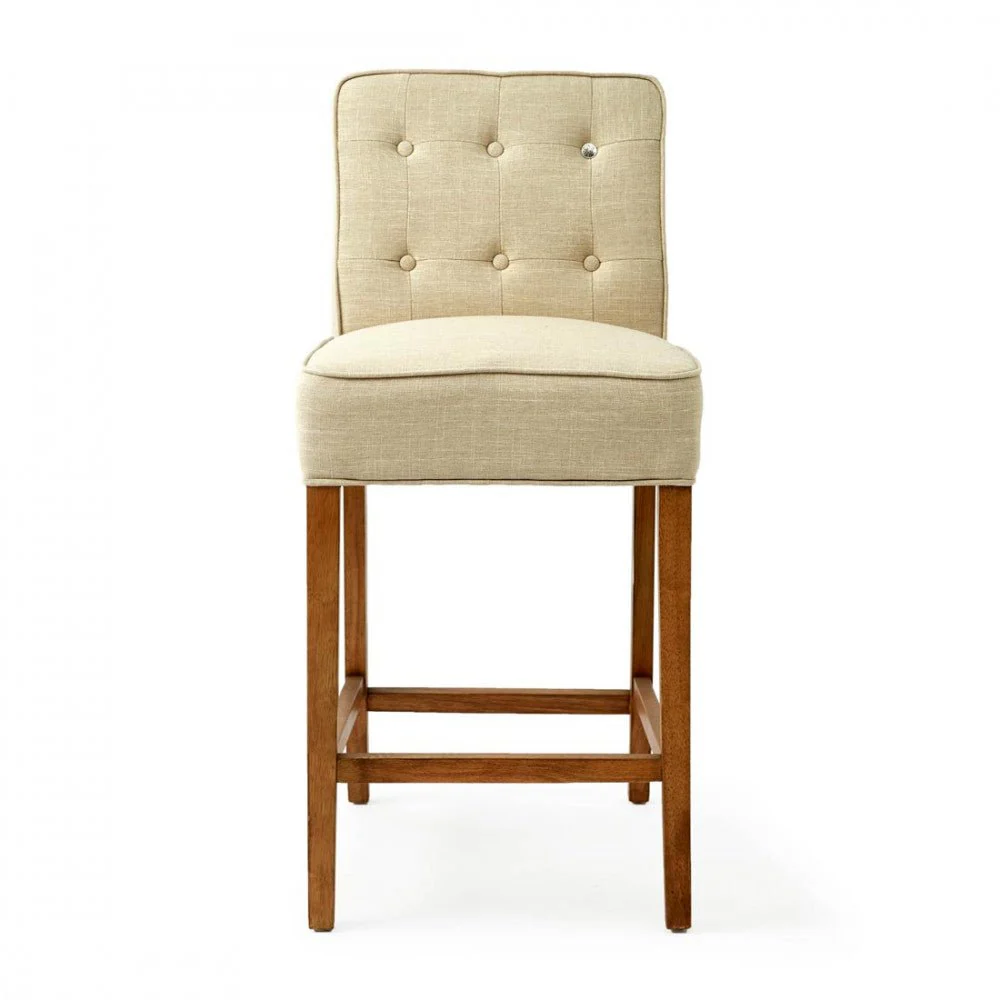 Cape Breton Counter stool, linen, flax