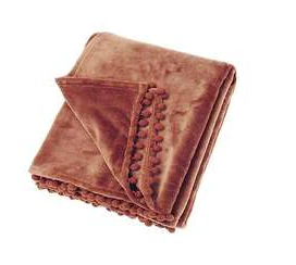 Cashmere Touch Throw - Nutmeg 130x170cm