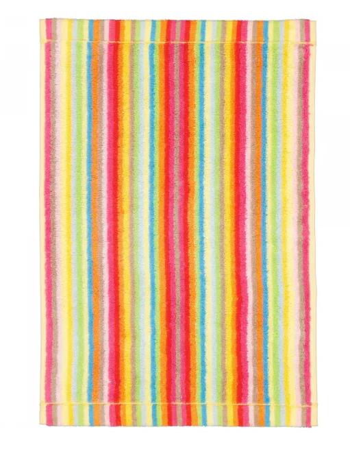 Cawo Lifestyle Stripe Guest Towel - Multi Colour