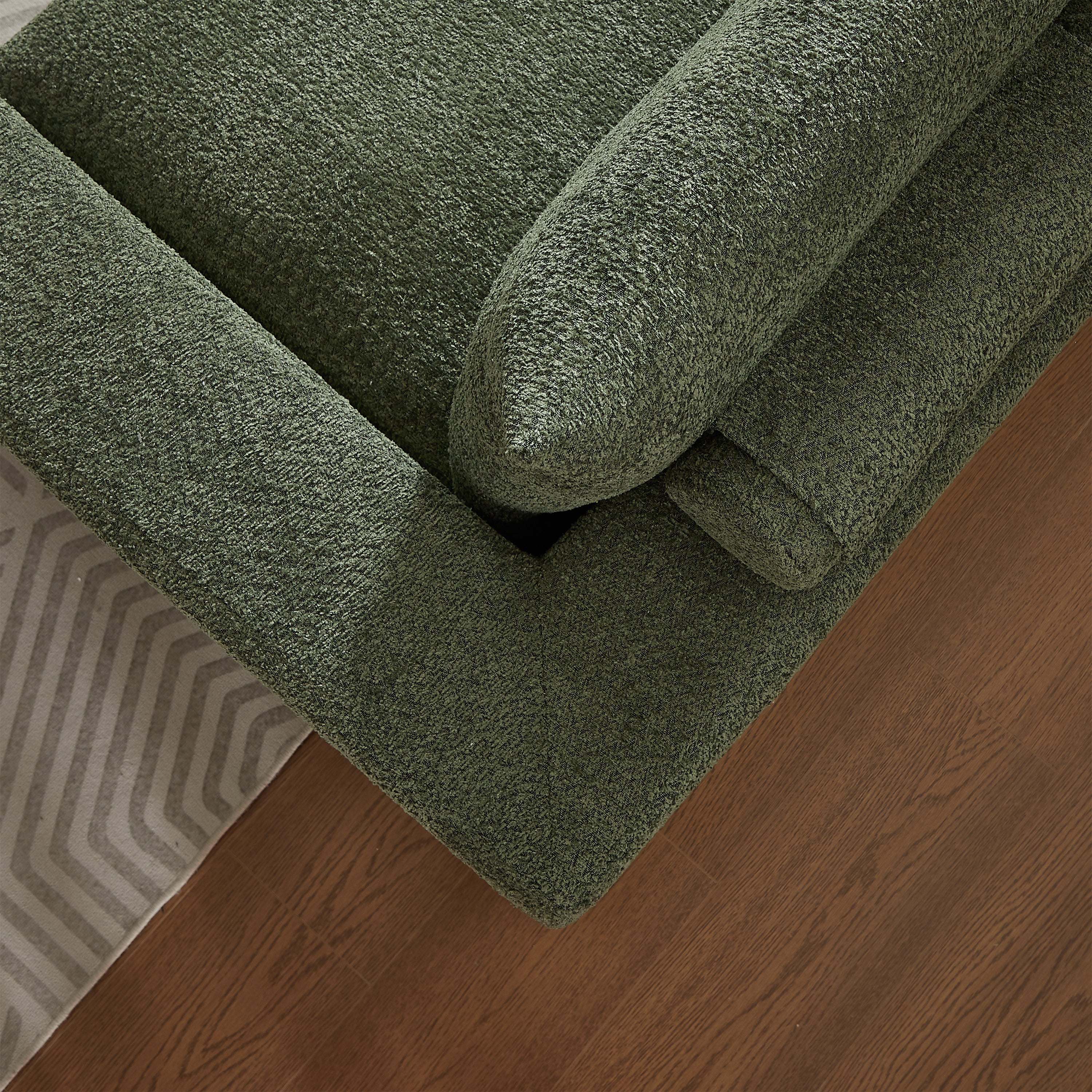 Chenille Sofa Modular L-Shaped Chaise Lounge - No Assembly - Image 9