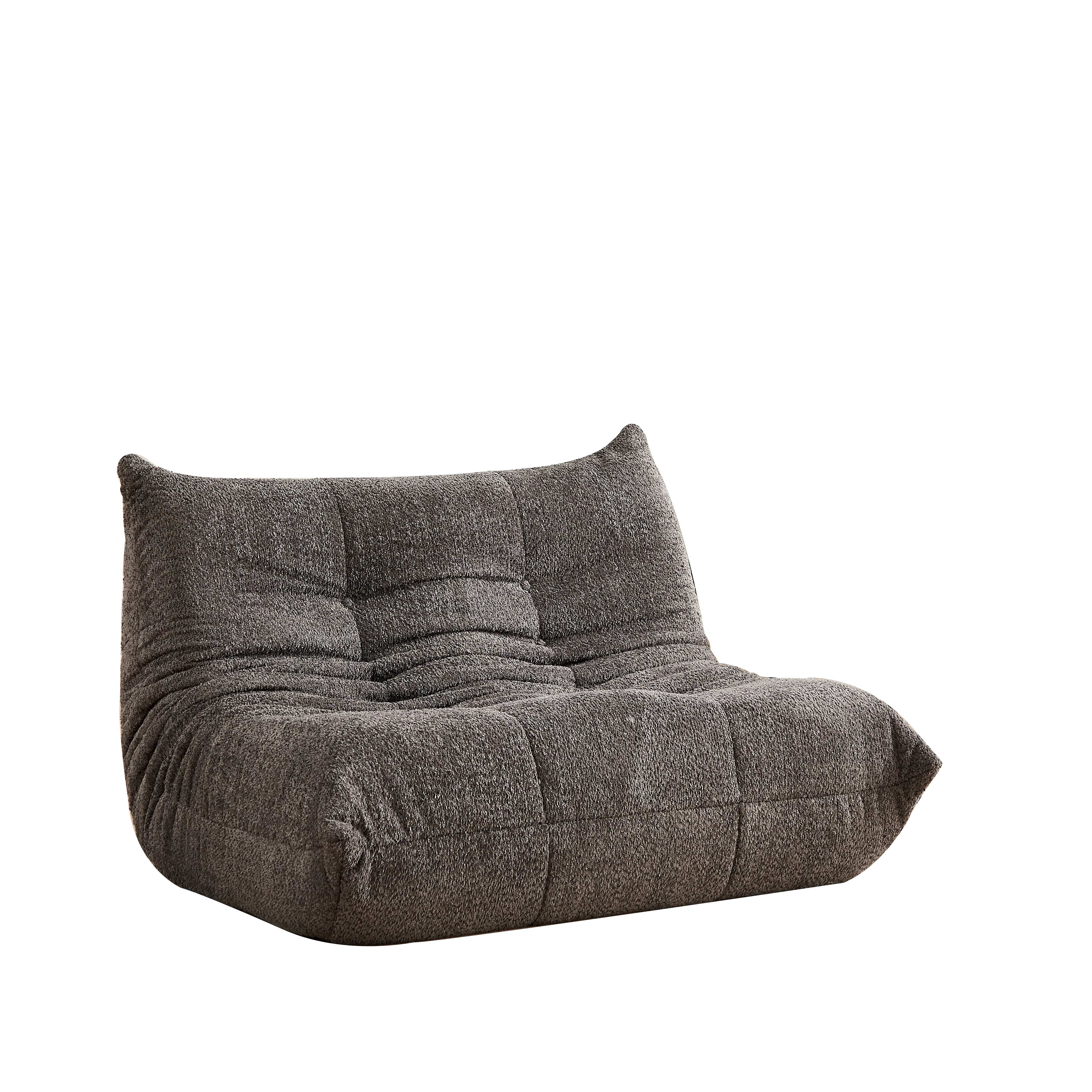 Chenille Togo Two-Seater Sofa with Memory Foam and High-Density Elastic Foam, Chenille Fabric - Image 3