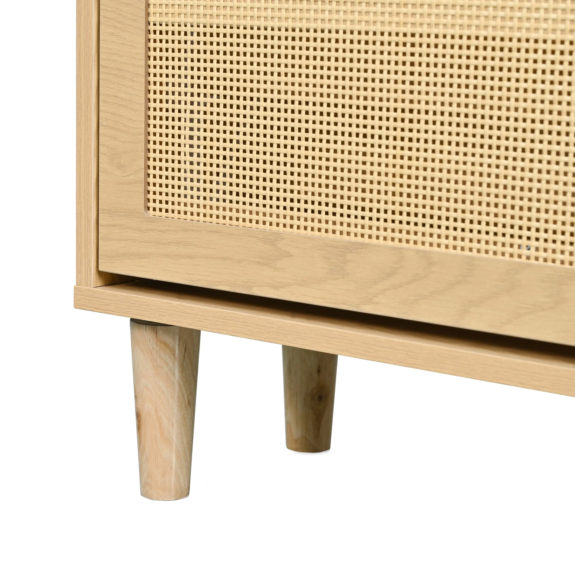 Chest of drawers with 6 drawers, metal handles, wood - Image 11