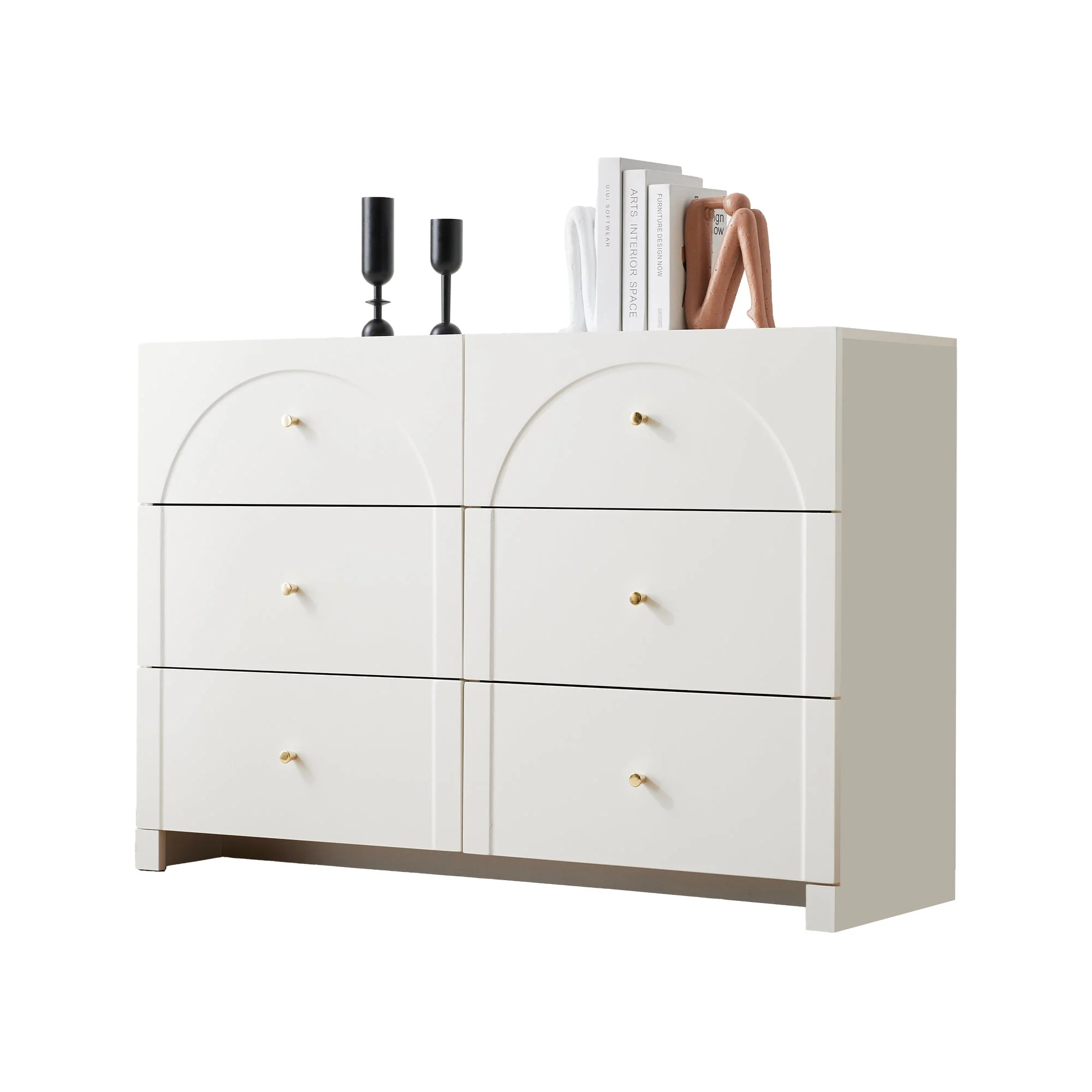 Chest of Drawers with 6 Drawers, White - Image 10