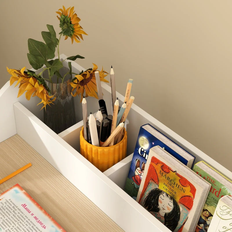 Children's Desk Set, Storage, Chair, Wood - Image 8