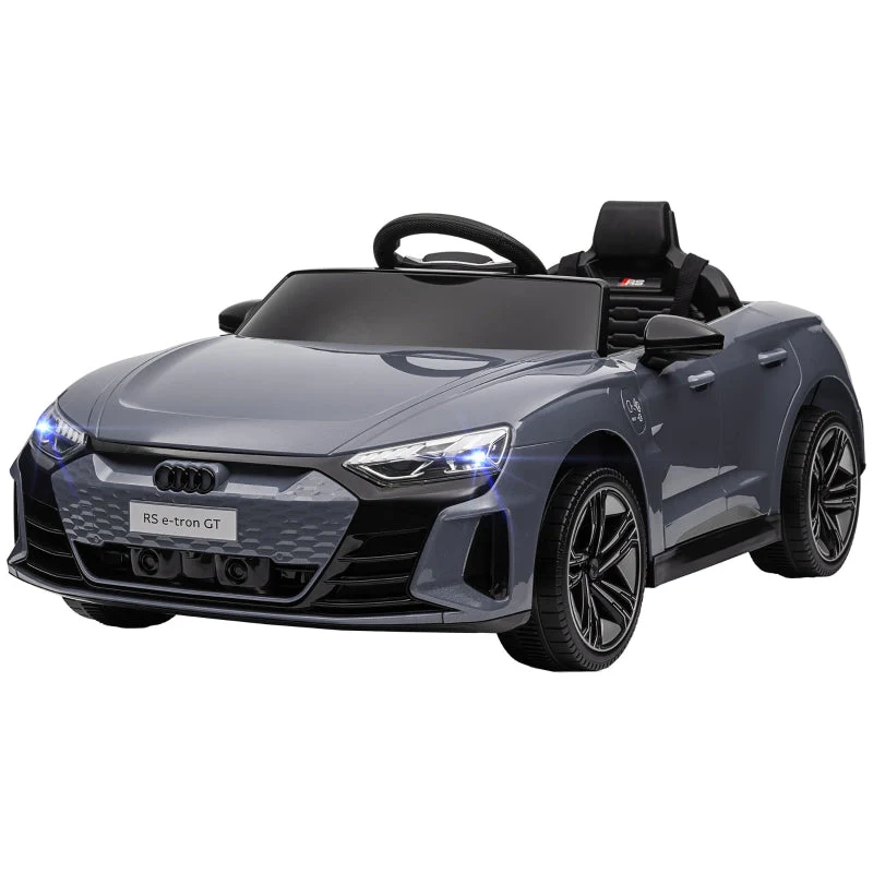 Children's Electric Car 12V with Remote Control, 2 Motors, 4 Suspended Wheels, Gray - Image 2
