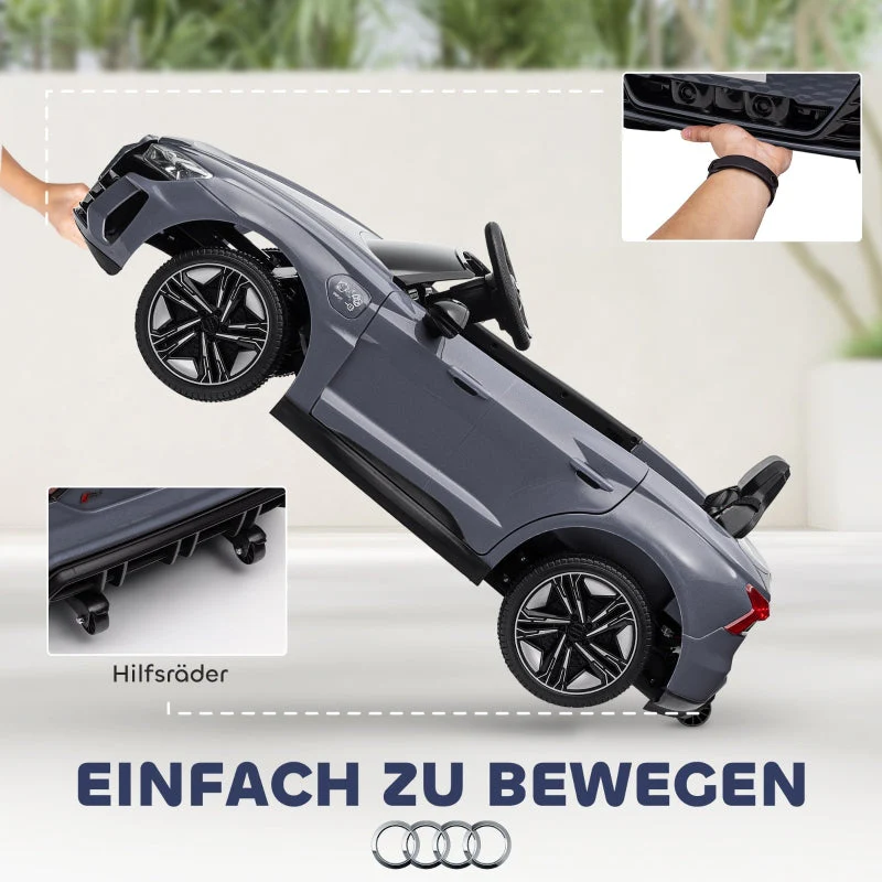Children's Electric Car 12V with Remote Control, 2 Motors, 4 Suspended Wheels, Gray - Image 5