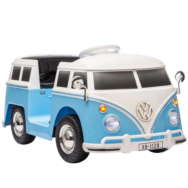 Children's Electric Car with 12V Dual Motor and MP3, Blue - Image 9
