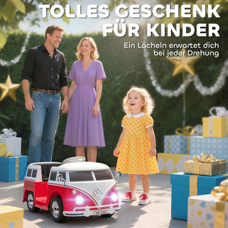 Children's Electric Car with 12V Dual Motor and MP3, Red - Image 8
