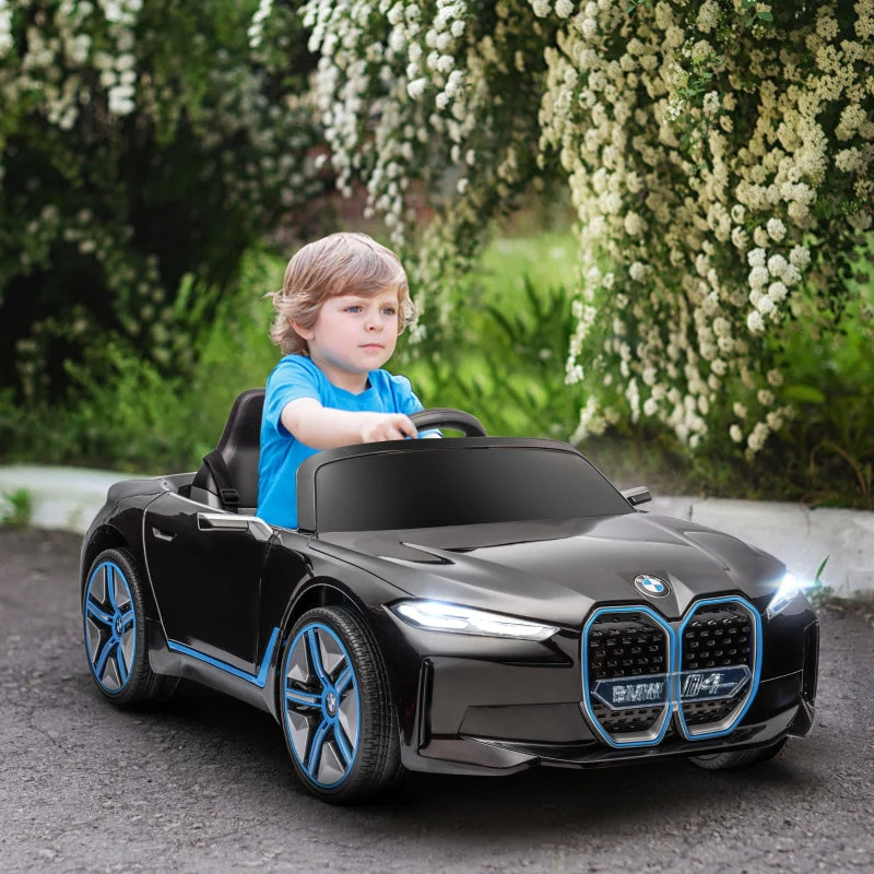 Children's Ride-on Car with Remote Control and Multimedia Player, Black
