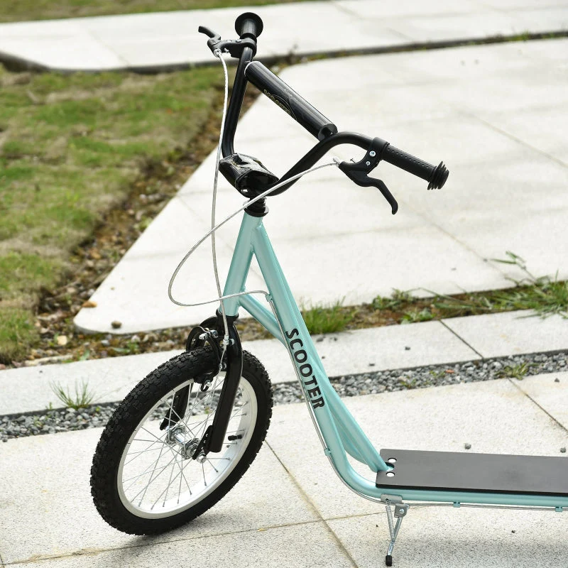 Children's Scooter with Brake and Height Adjustable Lightweight Frame, Light Blue - Image 8