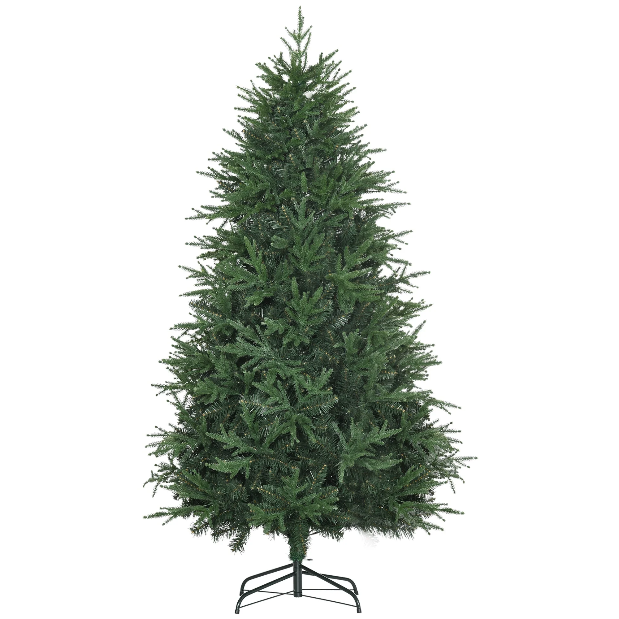 Christmas Tree, Artificial Fir, Realistic, Quick Assembly, Green Plastic - Image 2