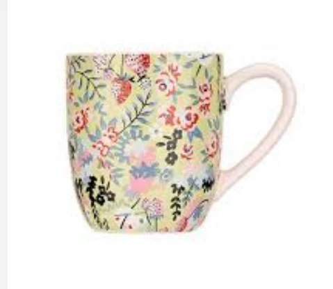 CK Ceramic Mug Green - Ditsy Floral