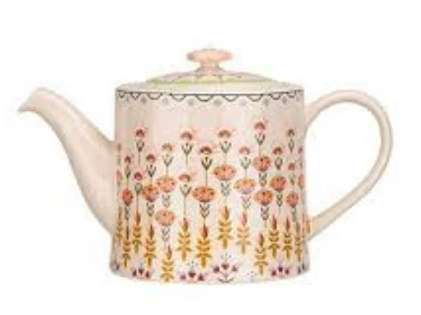 CK Ceramic Teapot 1L - Painted Table