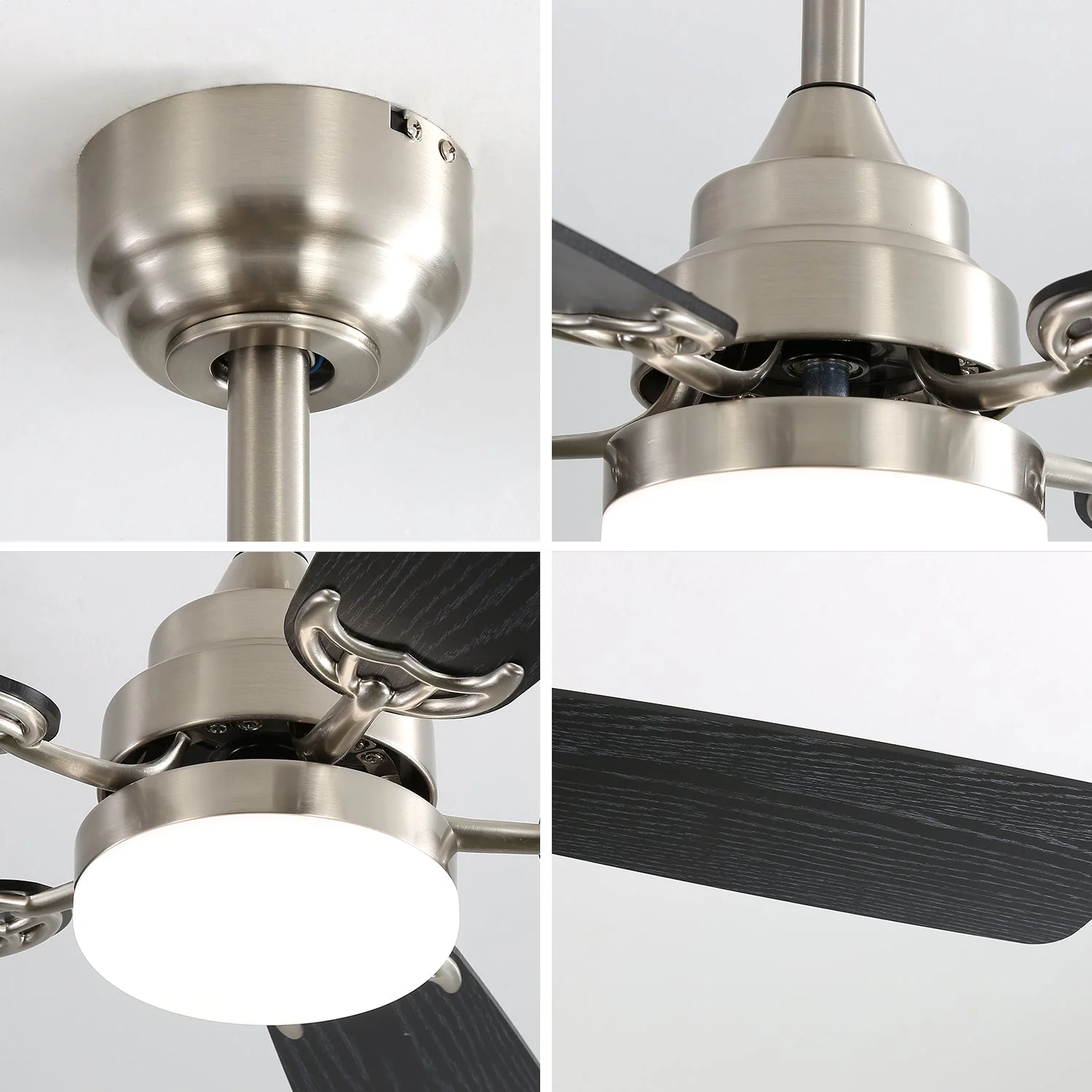 Classic Ceiling Fan, 52-inch LED Light, 6 Speed, 5 Blades, Remote Control, DC Motor - Image 8