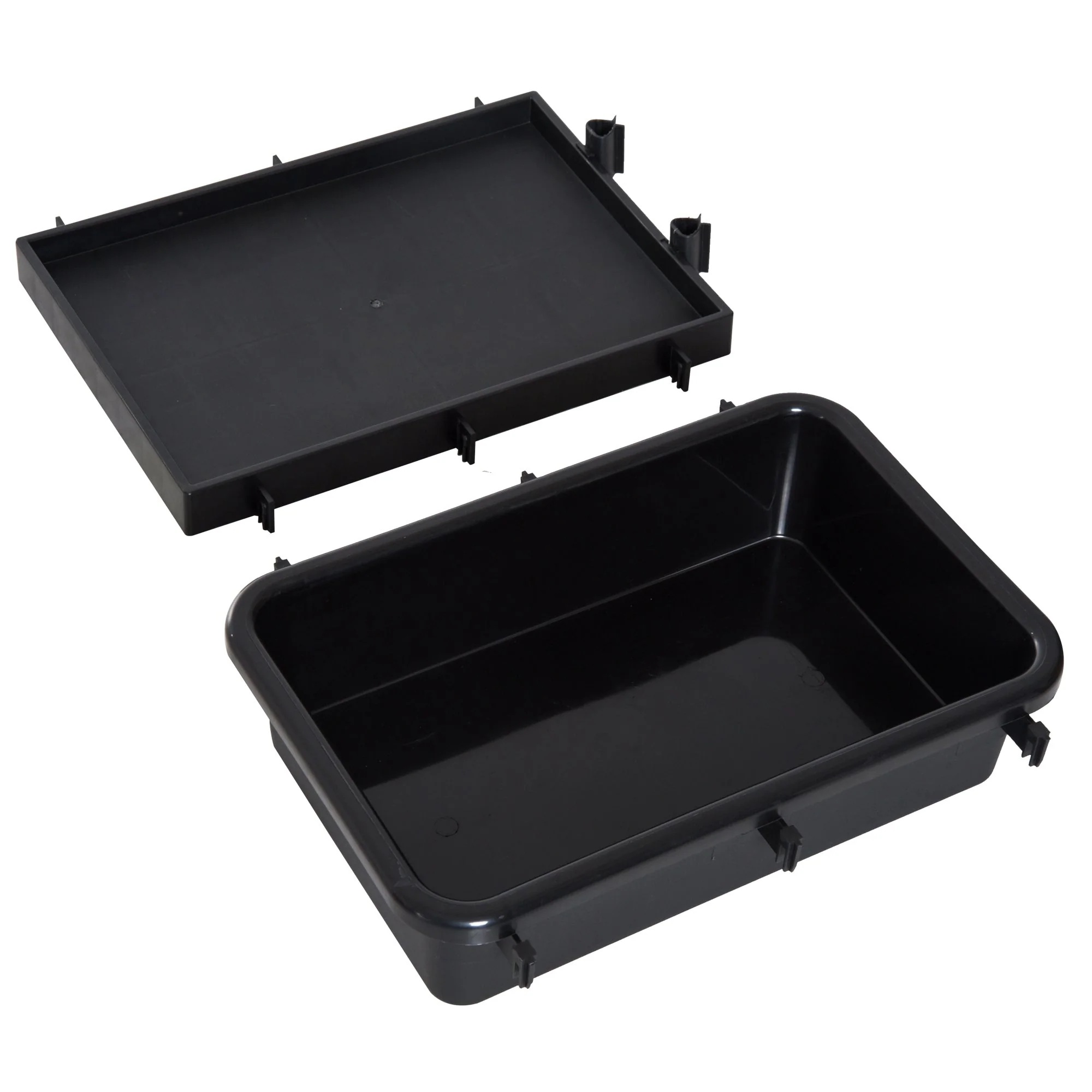 Cleaning Trolley 4-Wheel System Professional Cleaning 111x63.3x103cm, Black/Blue/Orange - Image 6