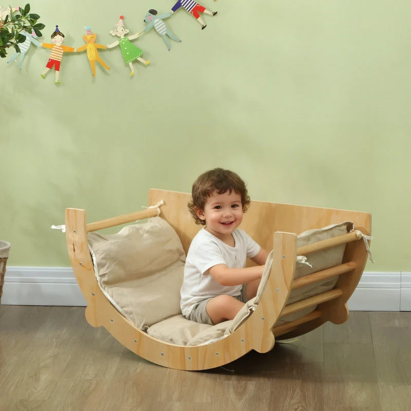 Climbing Arch 4-in-1 Seesaw Ladder Swing Cushion Max 50kg - Image 2