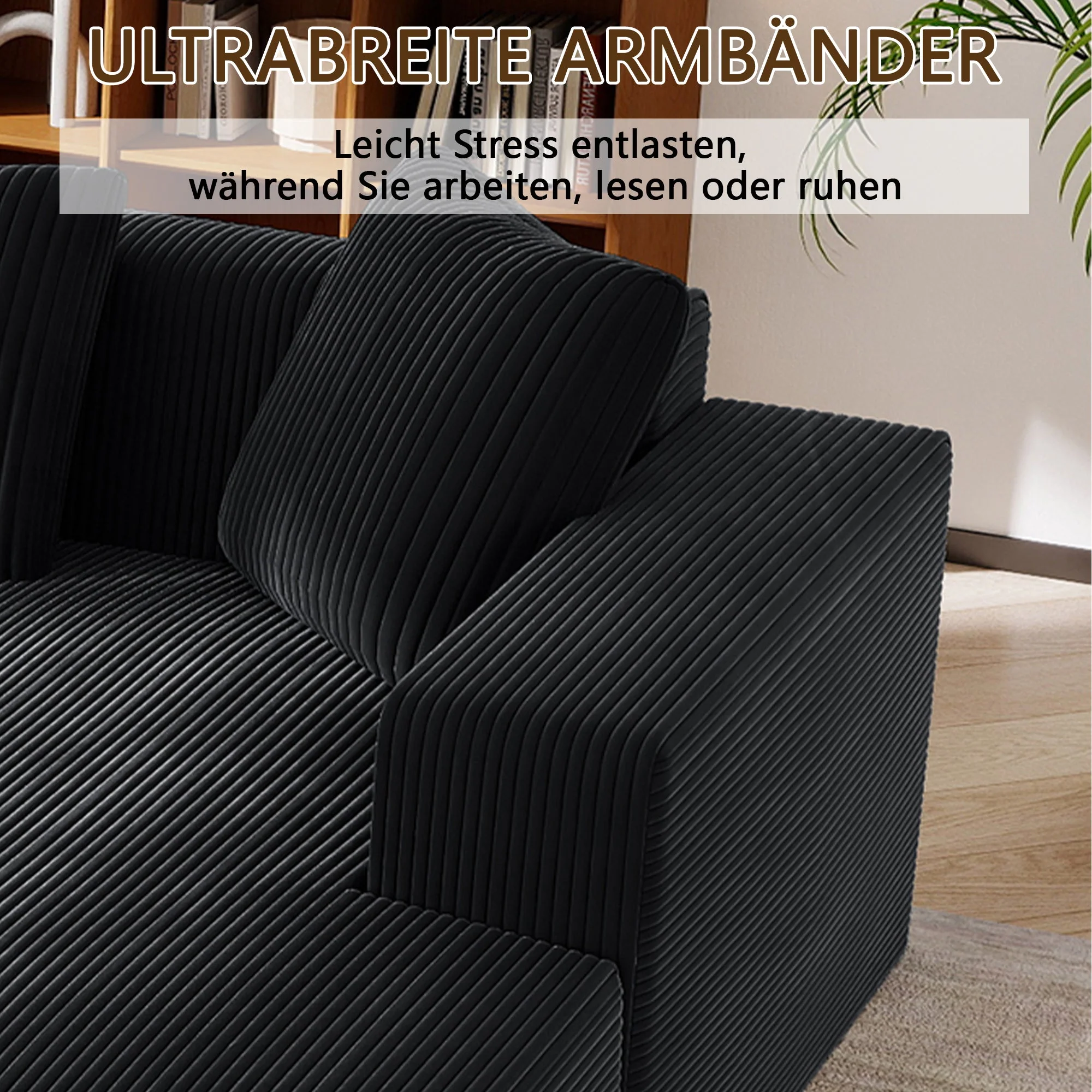 Cloud Modular Sofa L-Chaise Deep Seat - Upholstered - Image 2