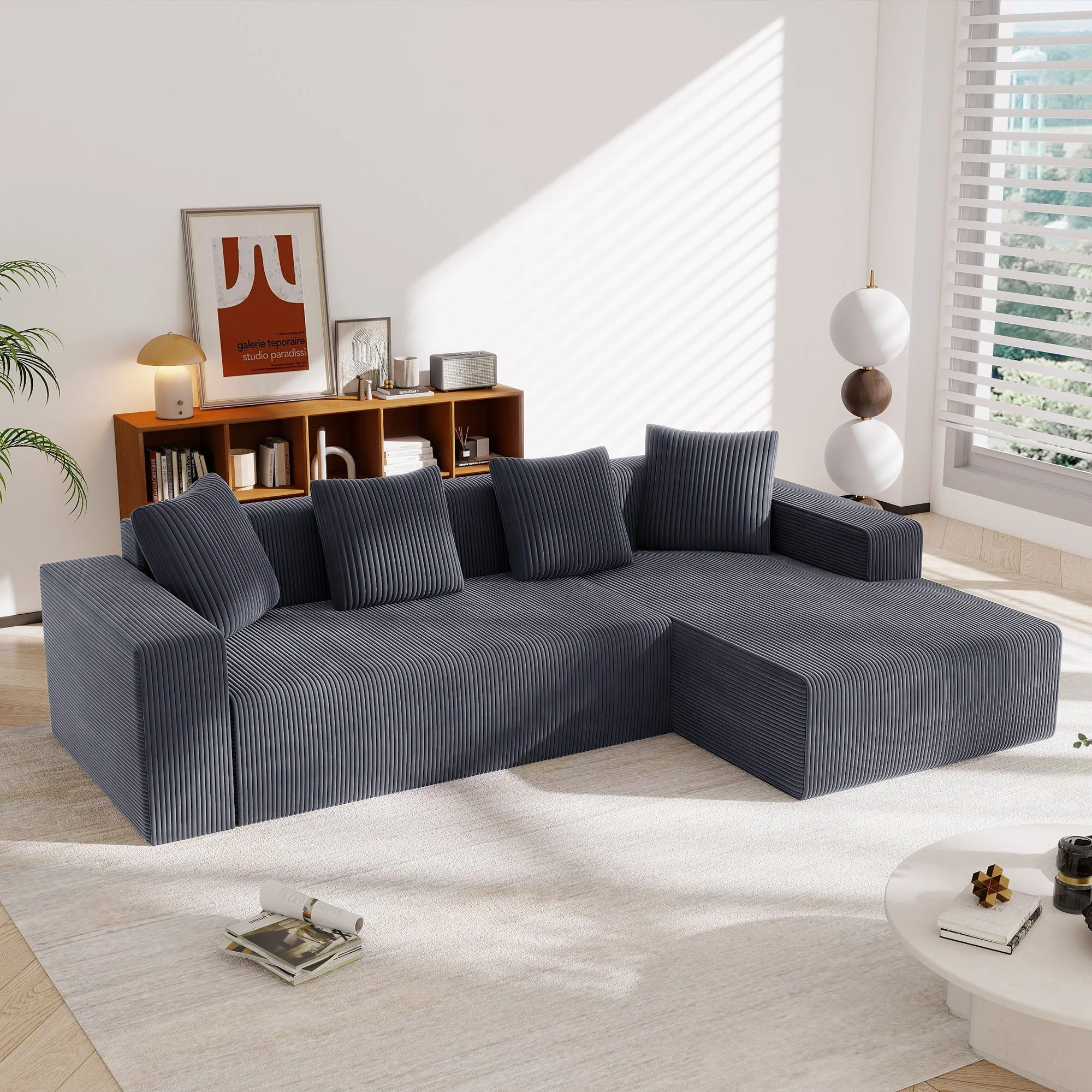 Cloud Modular Sofa L-Shape Deep Seat - Upholstered - Image 8