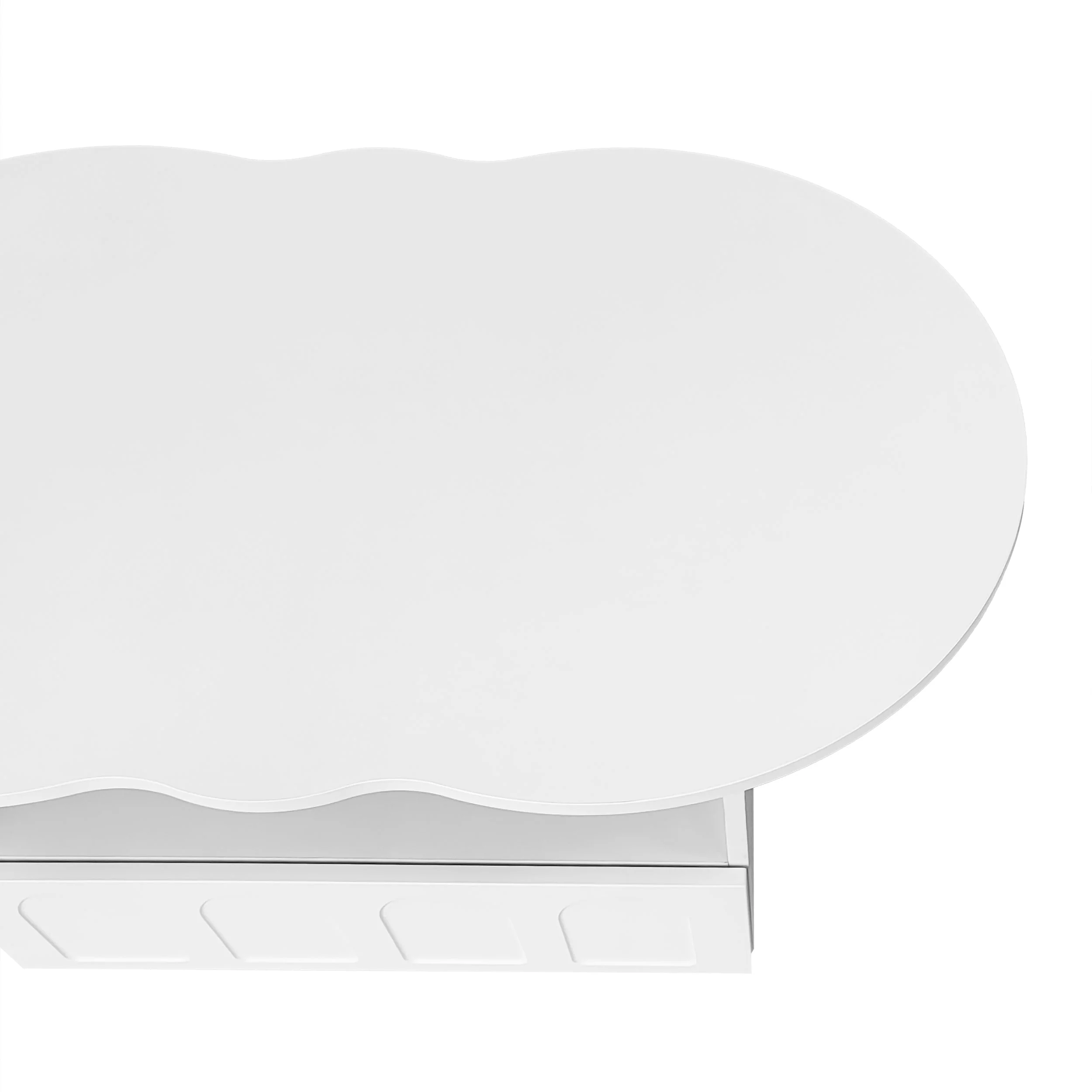 Coffee table, cloud-shaped with drawers and storage compartments - Image 12