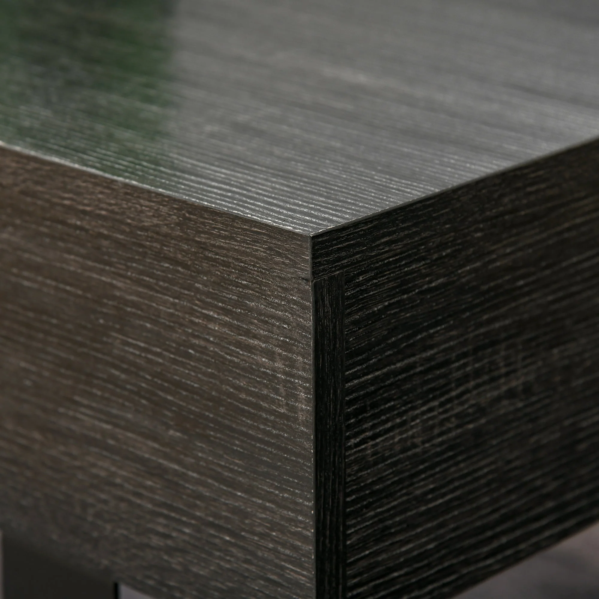 Coffee table side table with drawer & shelves, sturdy steel frame, modern design - Image 8