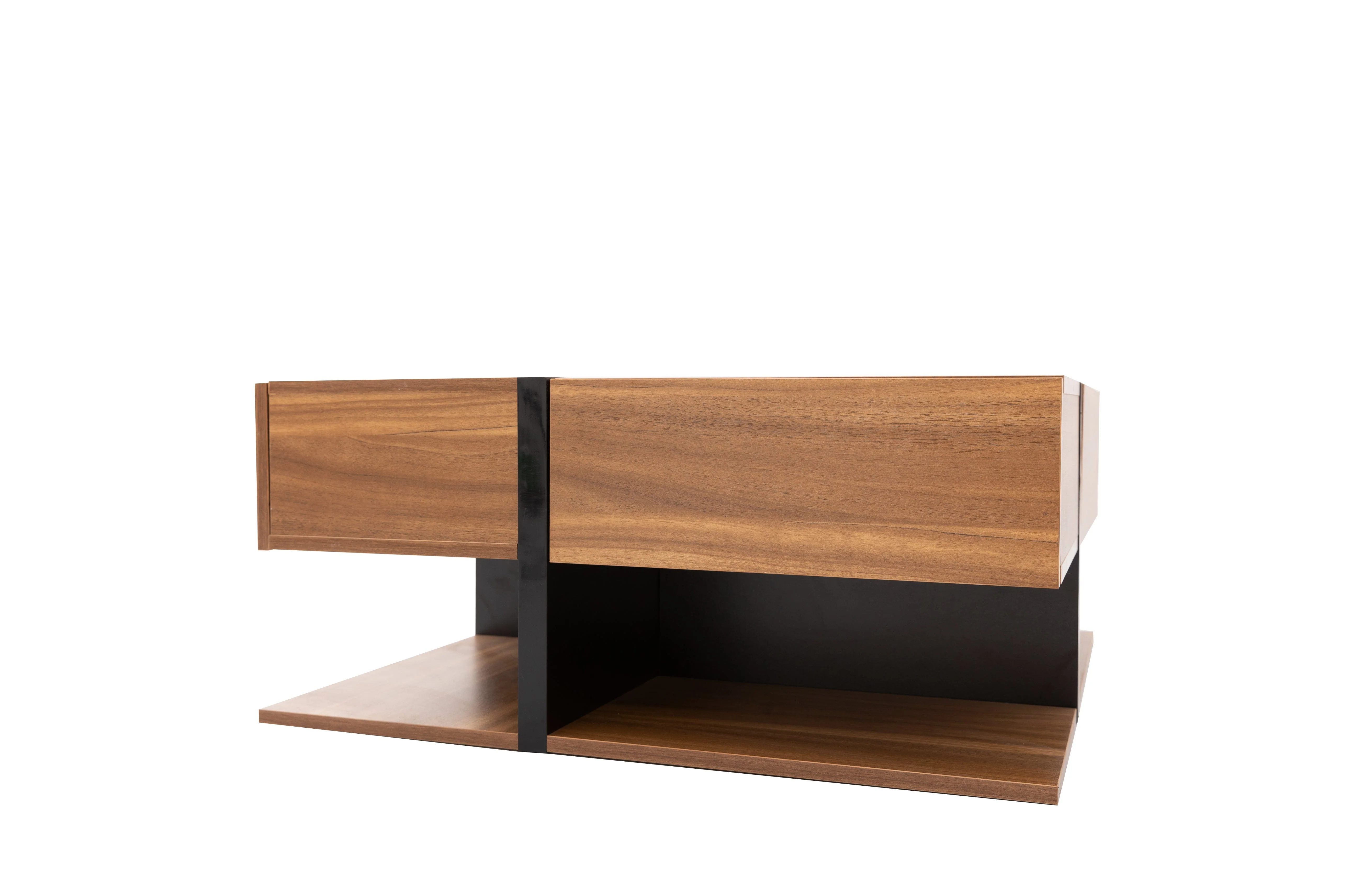 Coffee Table with 4 Drawers, Unique Design - Image 4