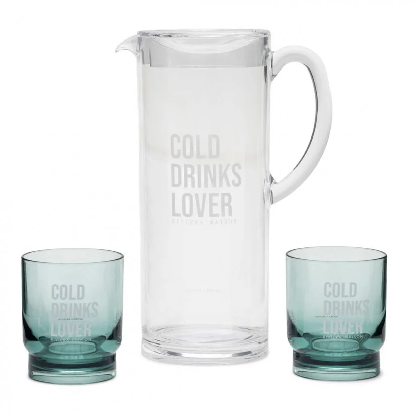Cold Drinks Lover Jug & Glasses Set