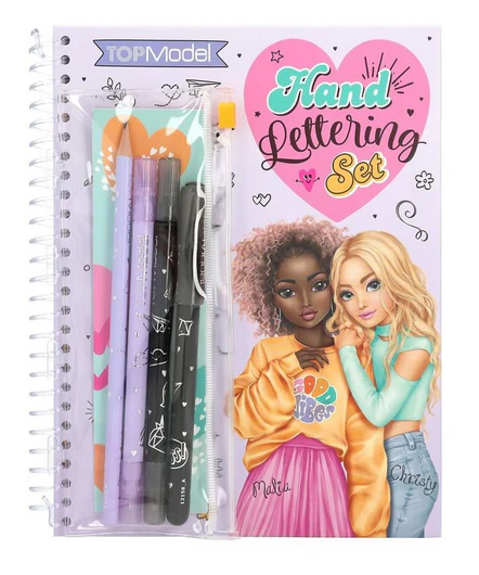 Colouring Book Set Lettering