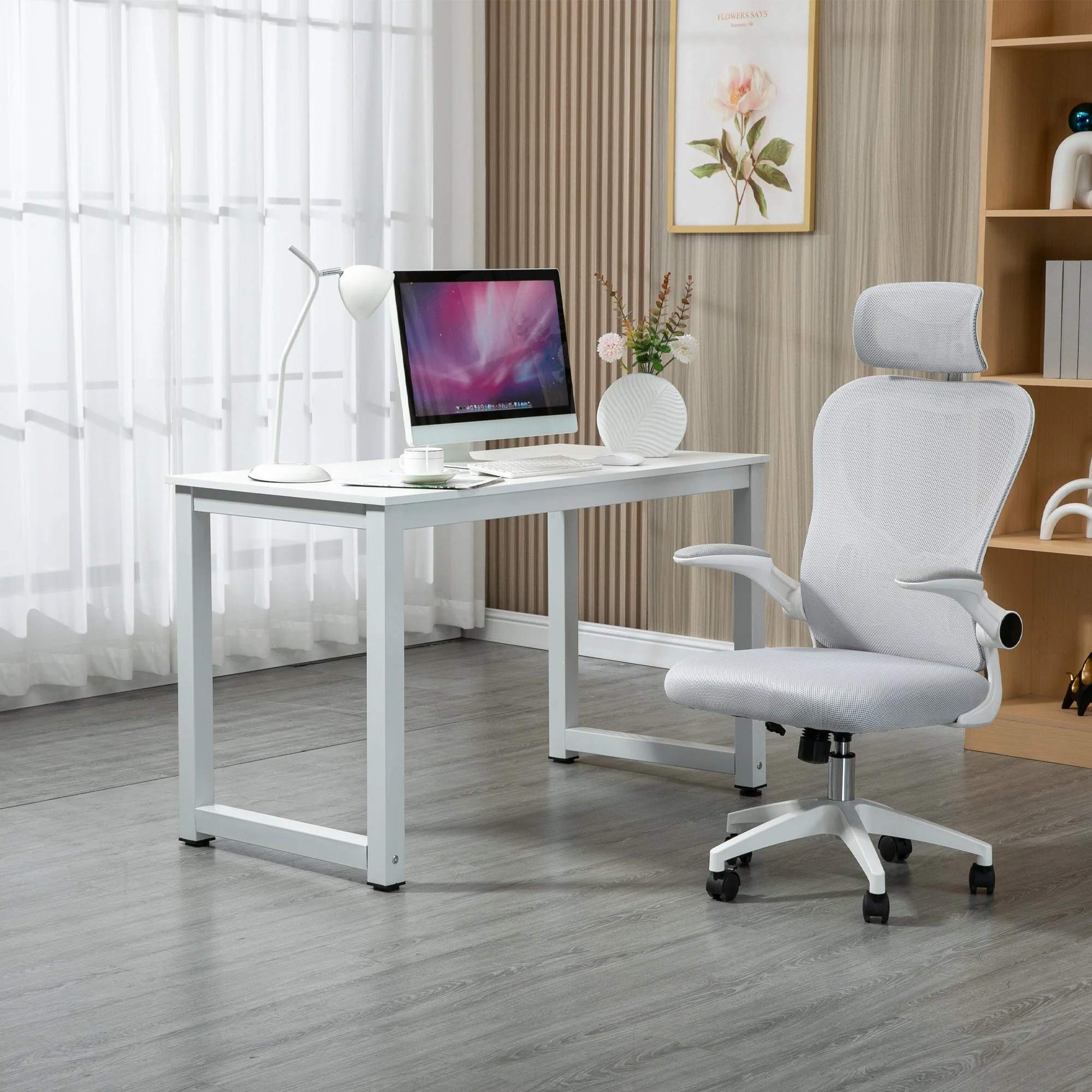 Computer Desk - White - Image 4