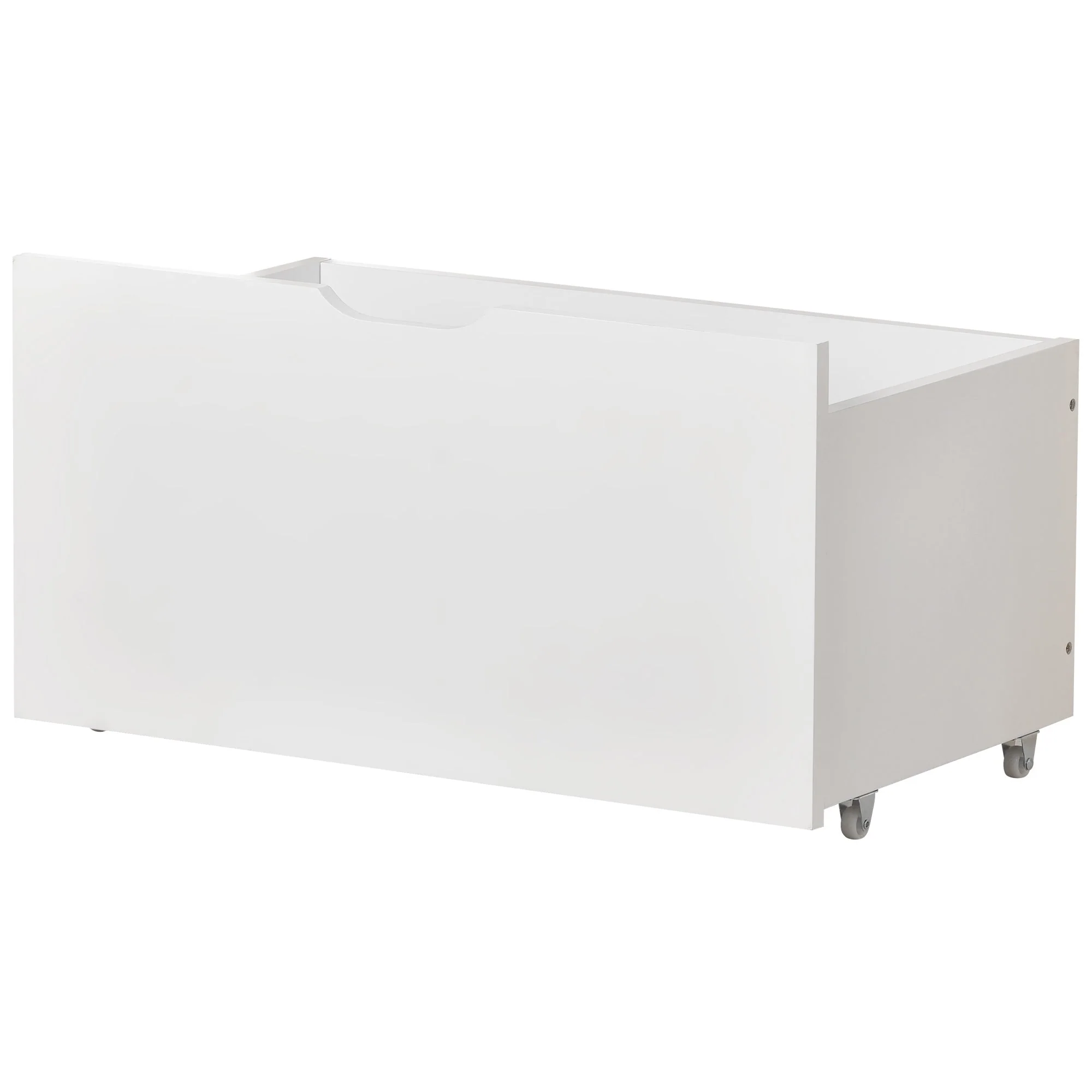 Cot Bedside Cabinet with 2 Drawers, White - Image 5