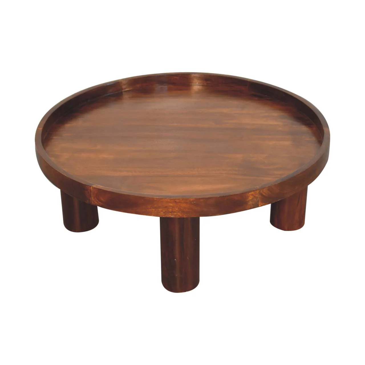 Crescent Coffee Table Solid Mango Wood - Image 5