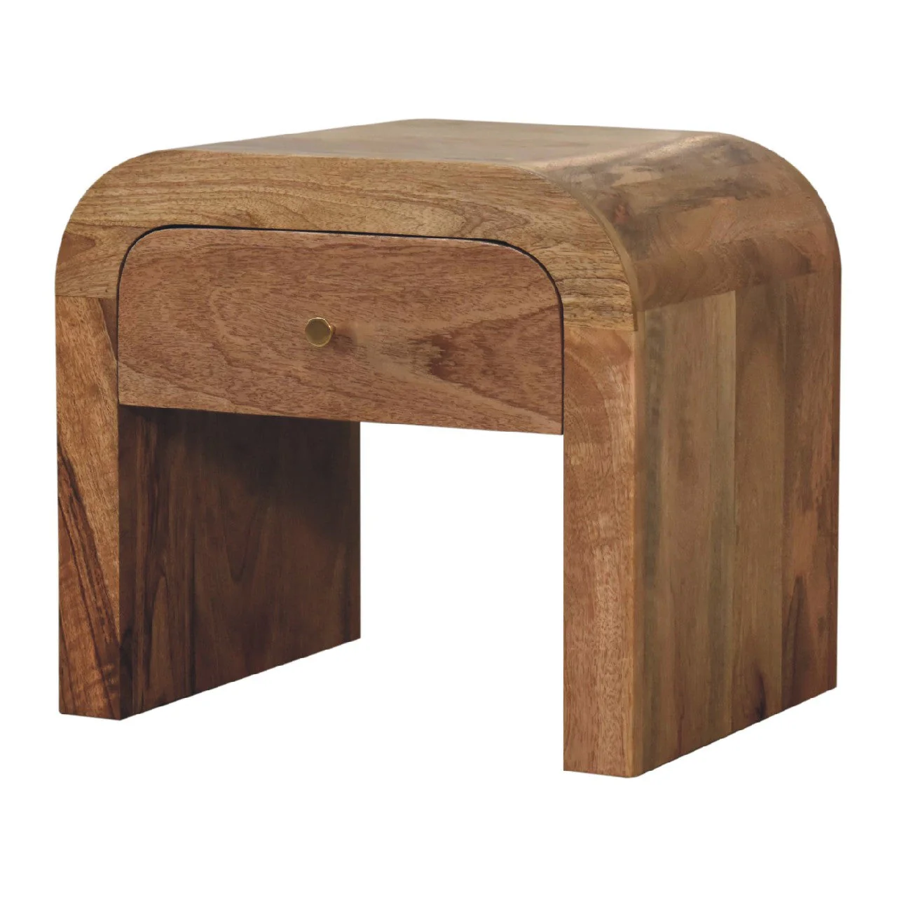 Darcy Bedside, 1 Drawer, Solid Wood Brown - Image 7