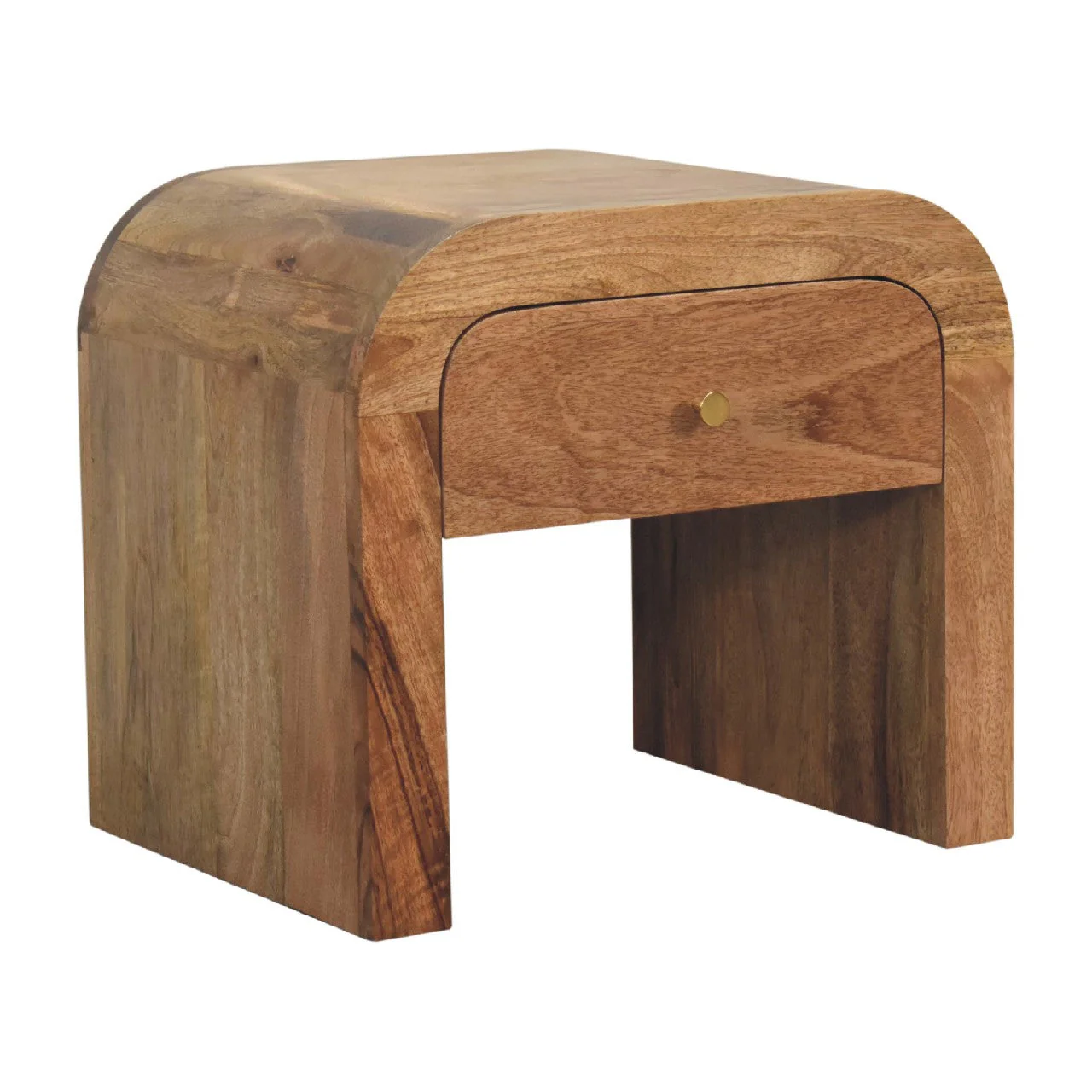 Darcy Bedside, 1 Drawer, Solid Wood Brown - Image 9