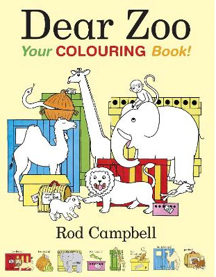 Dear Zoo Colouring Book