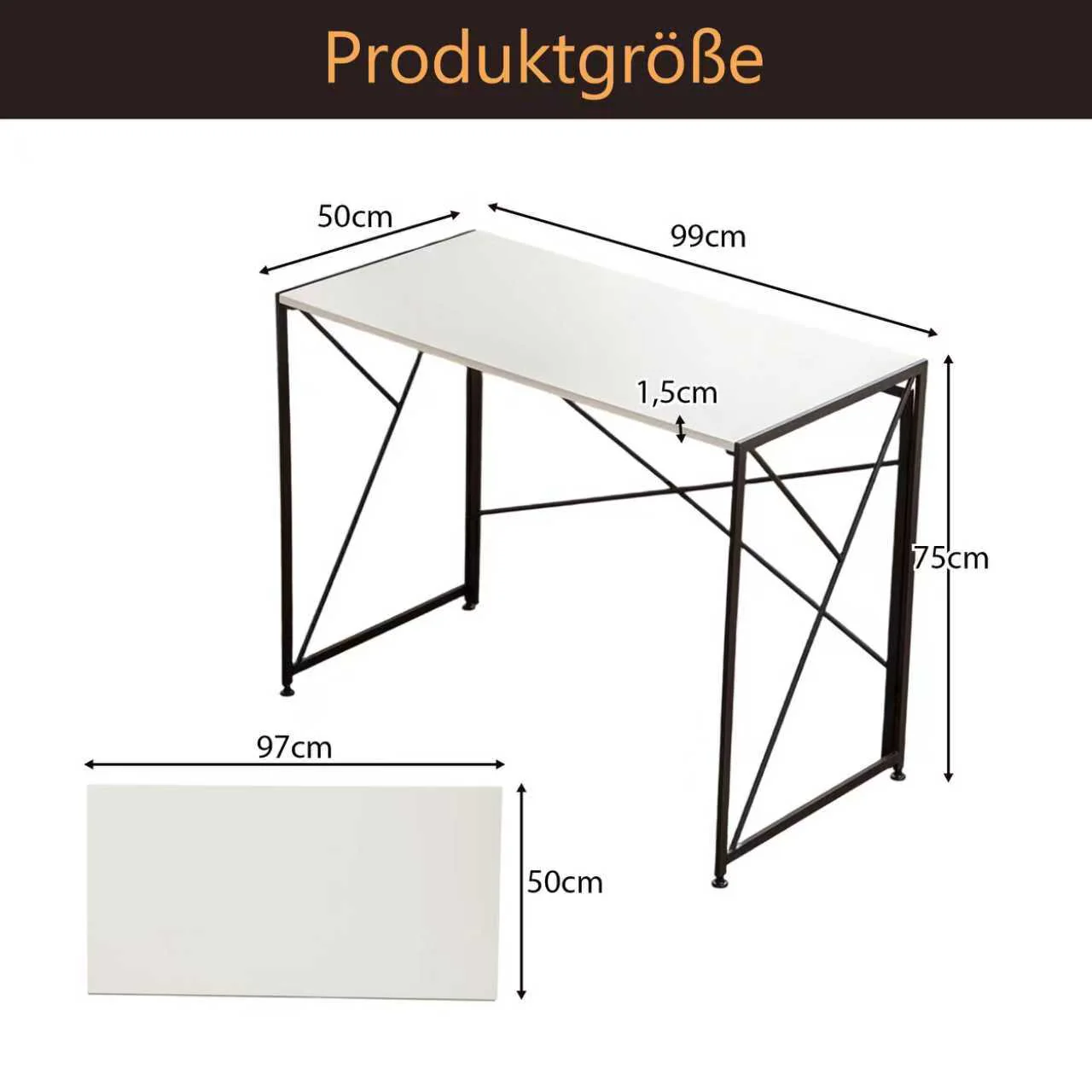 Desk - White - Image 2