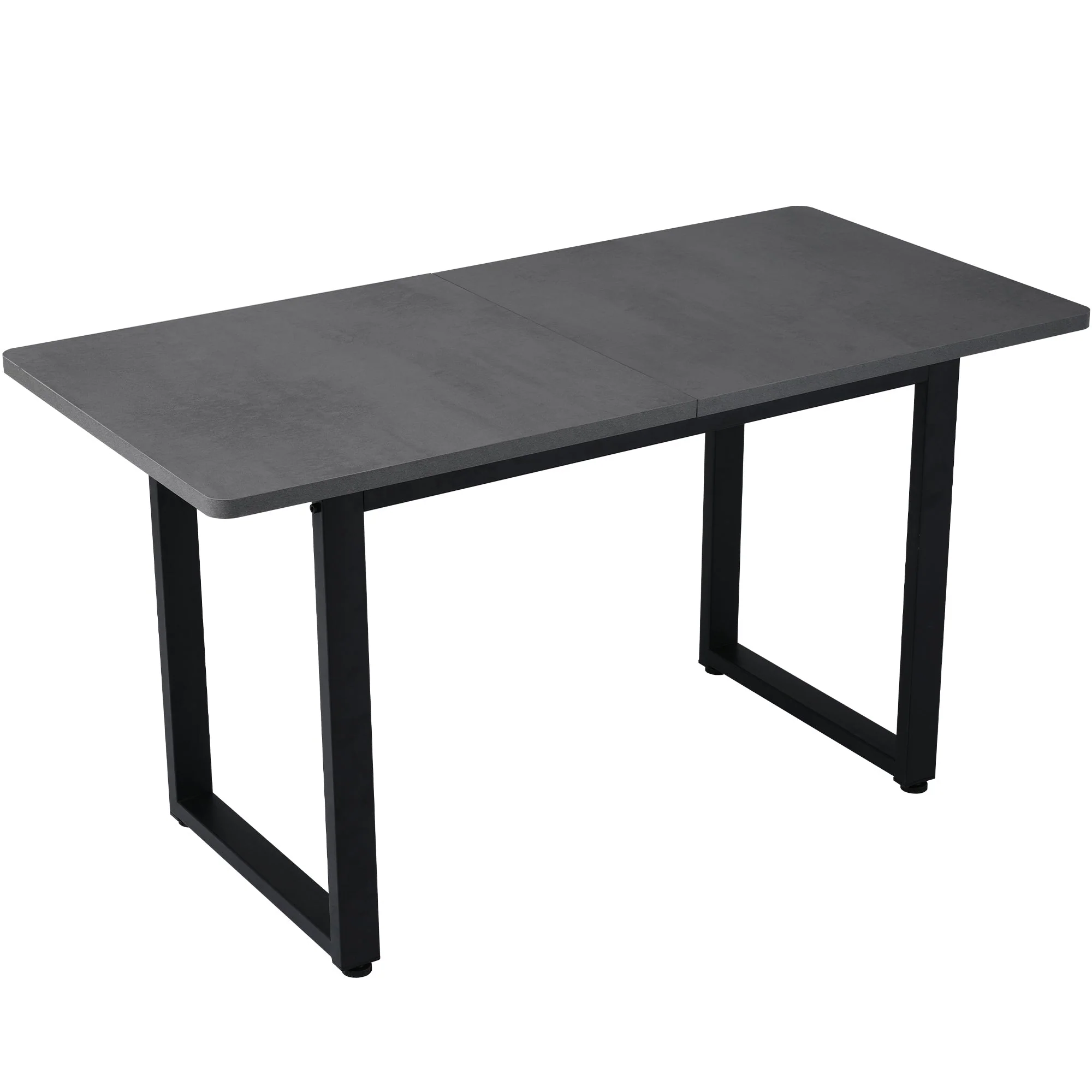 Dining Table Industrial Style Rectangular Iron - Grey - Image 7