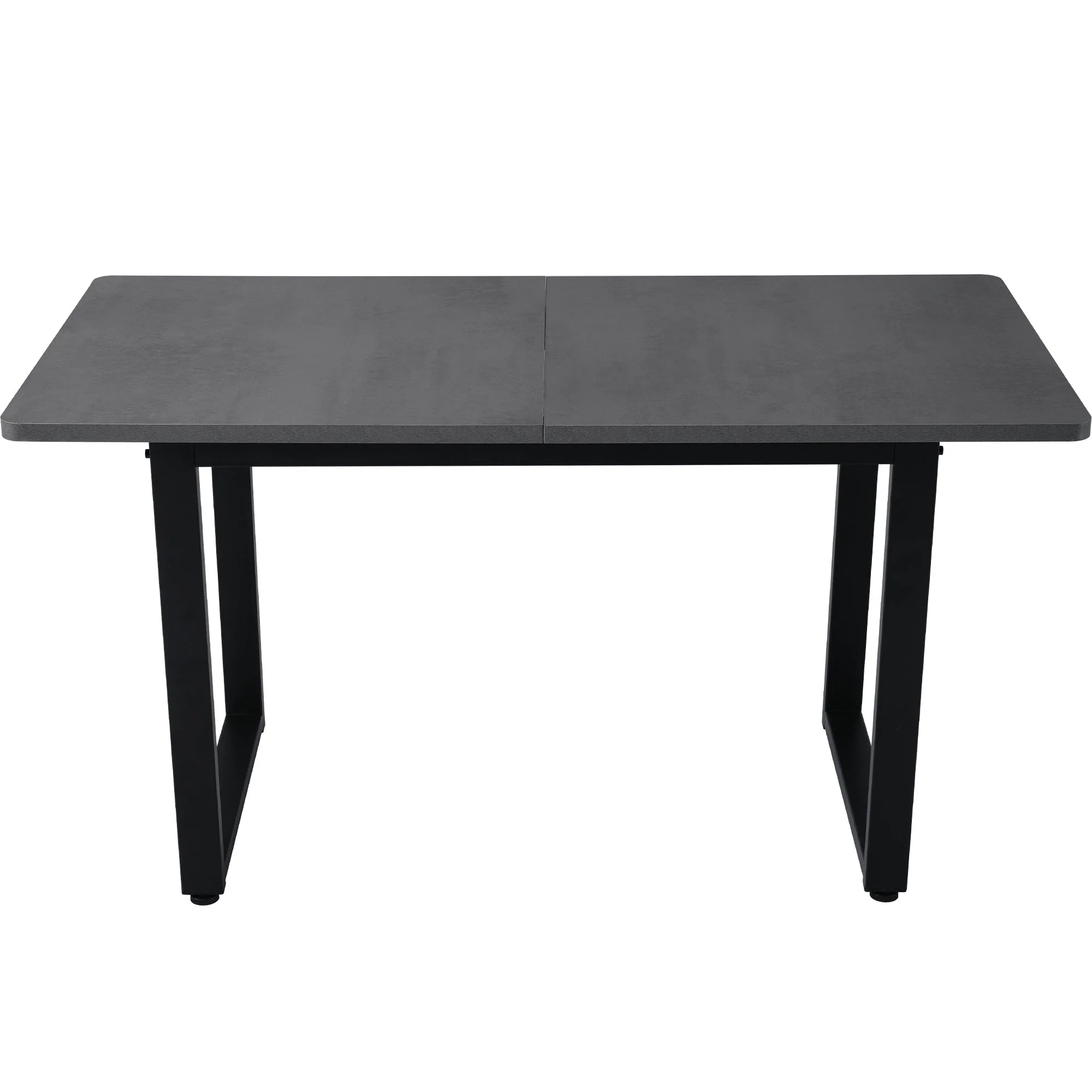Dining Table Industrial Style Rectangular Iron - Grey - Image 8