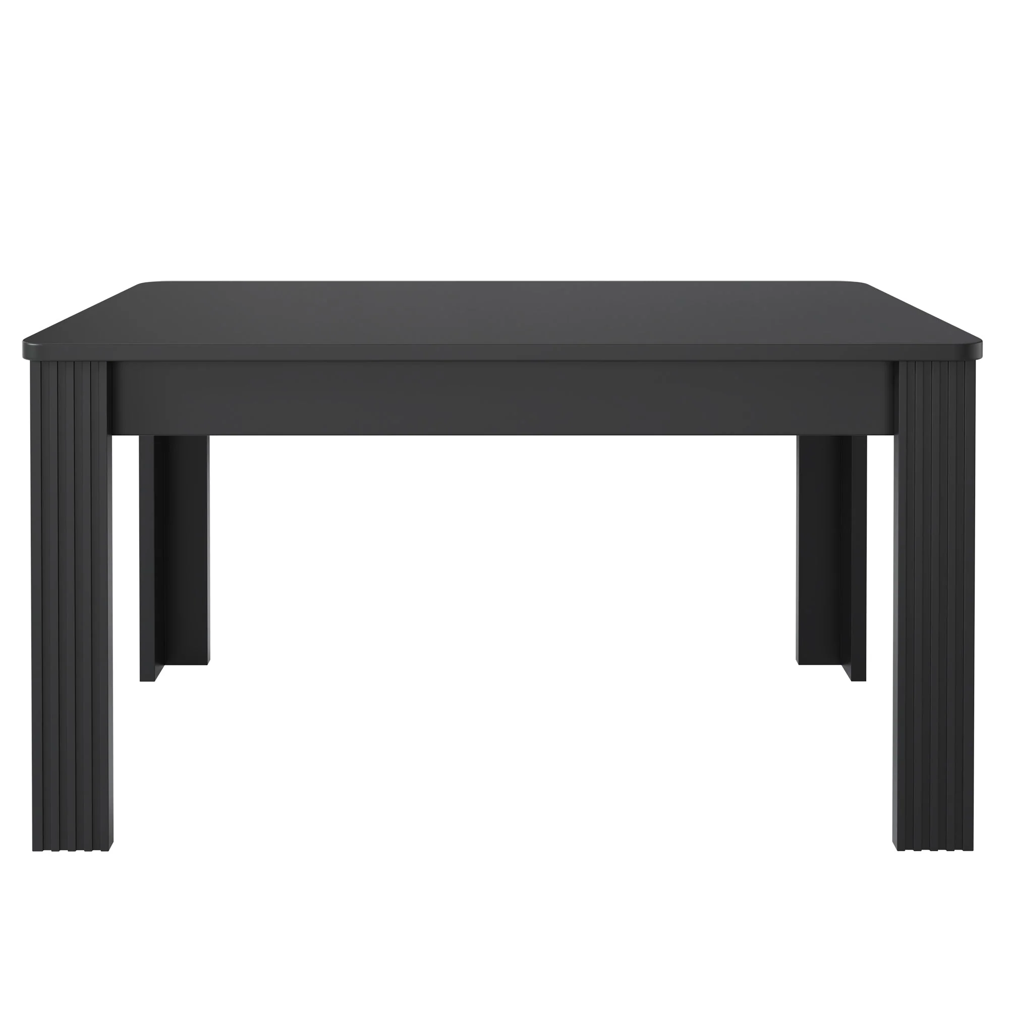 Dining Table Rectangular Modern Simple - Black - Image 6