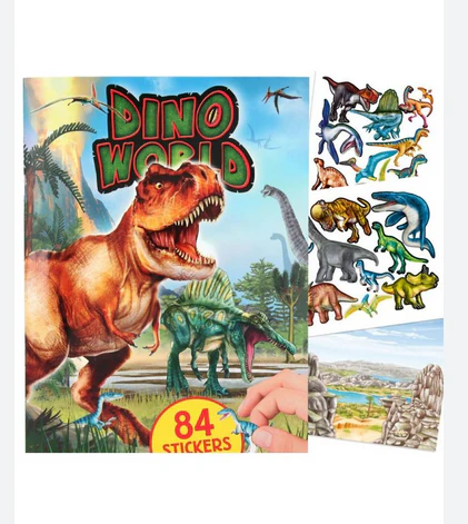 Dino World with Puffy Stickers