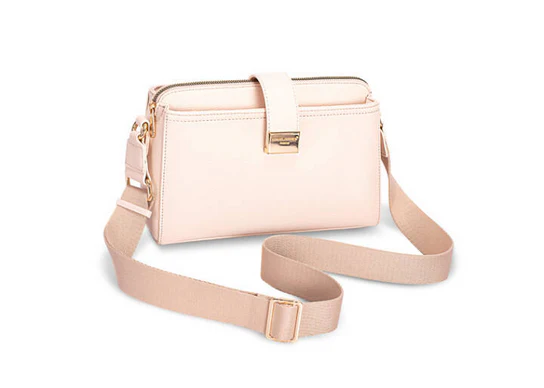 DJ Multi Pocket Shoulder Bag - Scallop Shell