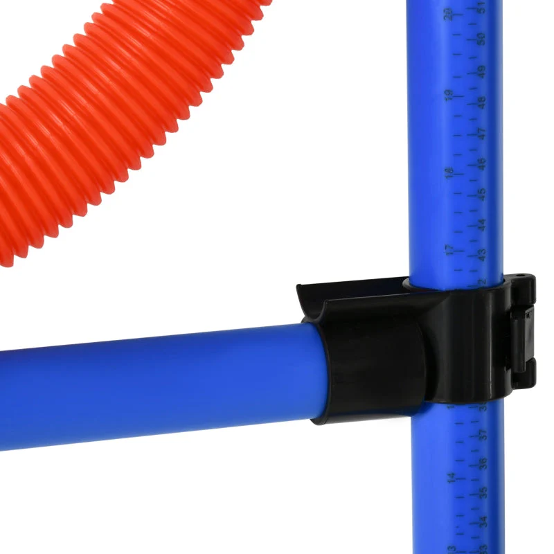 Dog Agility Set, 3 in 1, Slalom Hurdle Jumping Ring, Blue+Red - Image 8