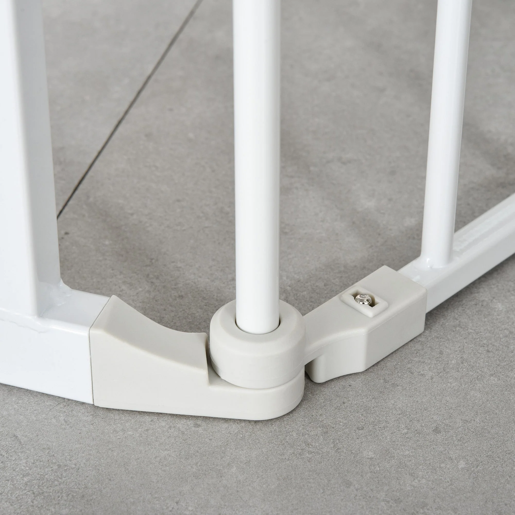 Dog Barrier, 3 Elements, Safety Door, White Plastic - Image 8