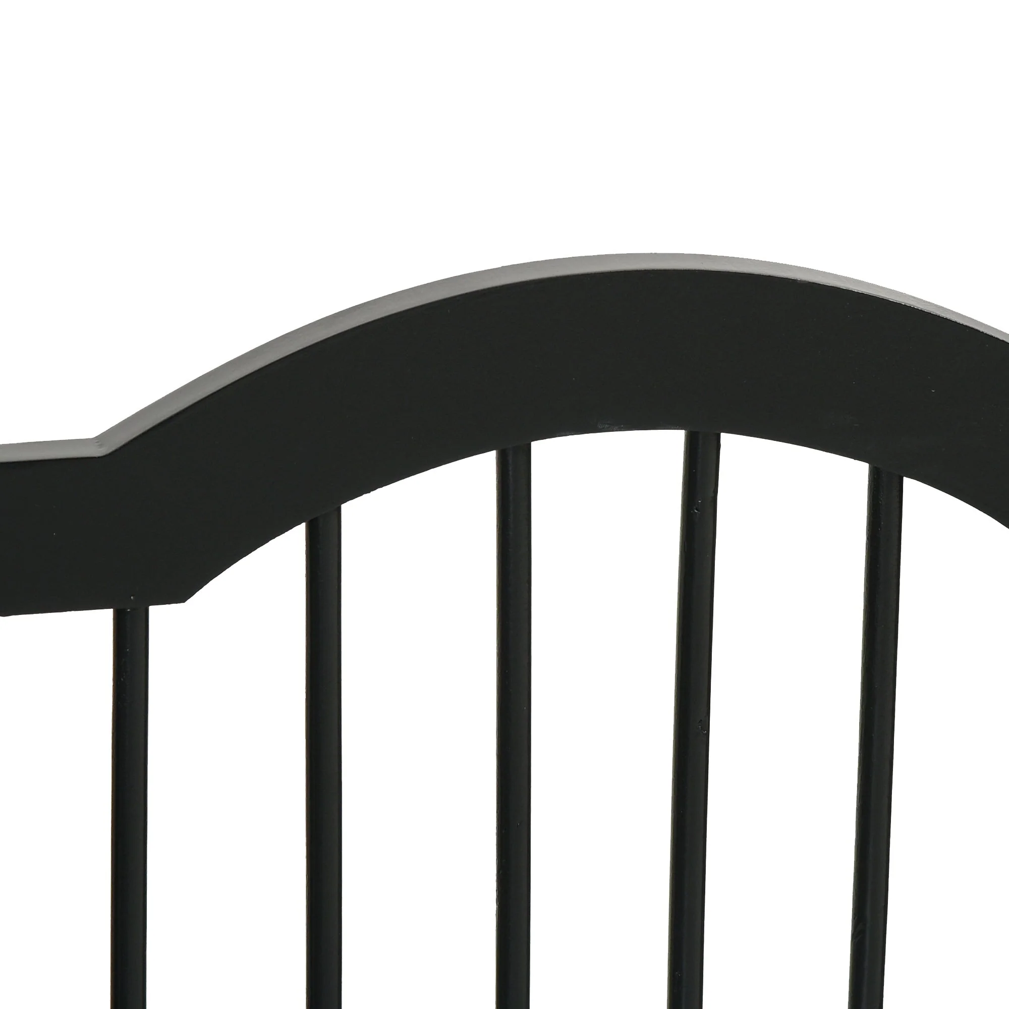 Dog Barrier, 3-Piece Foldable Gate with Support Feet, Black - Image 7