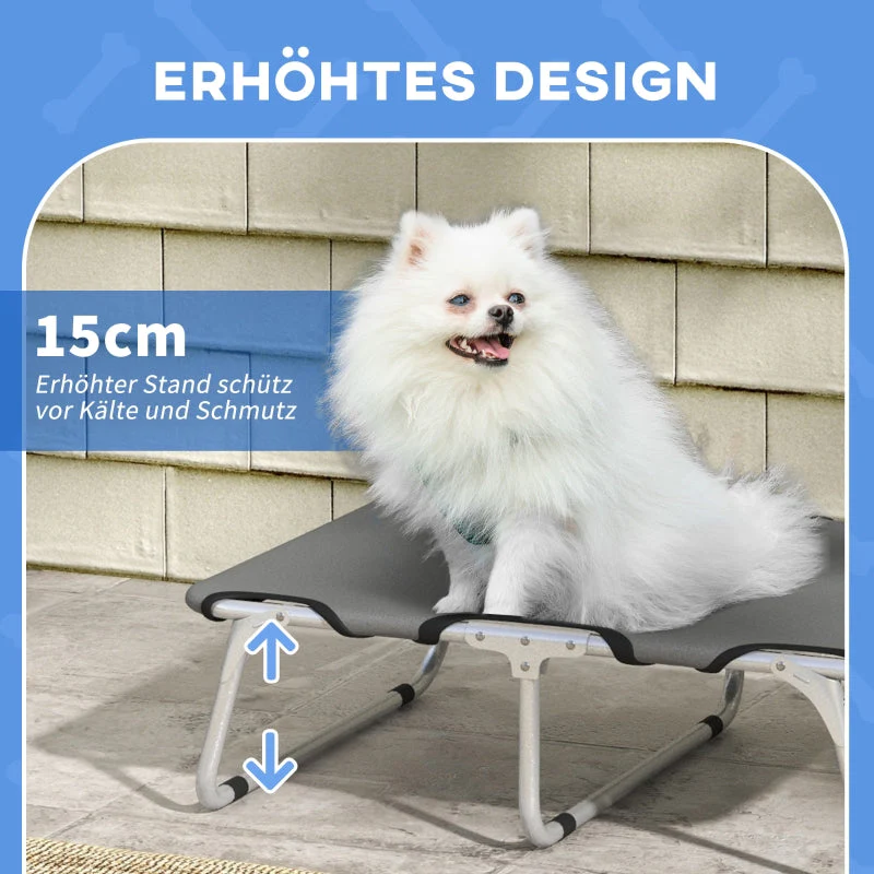 Dog Bed, Foldable, Robust, Grey - Image 7