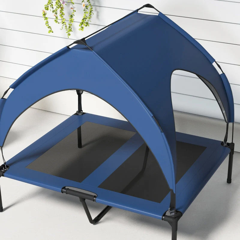 Dog Bed with Roof, Breathable, Water-Repellent, Dark Blue - Image 6