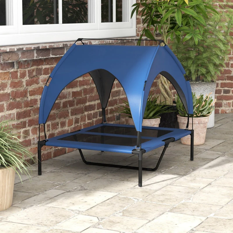 Dog Bed with Roof, Breathable, Water-Repellent, Dark Blue - Image 7
