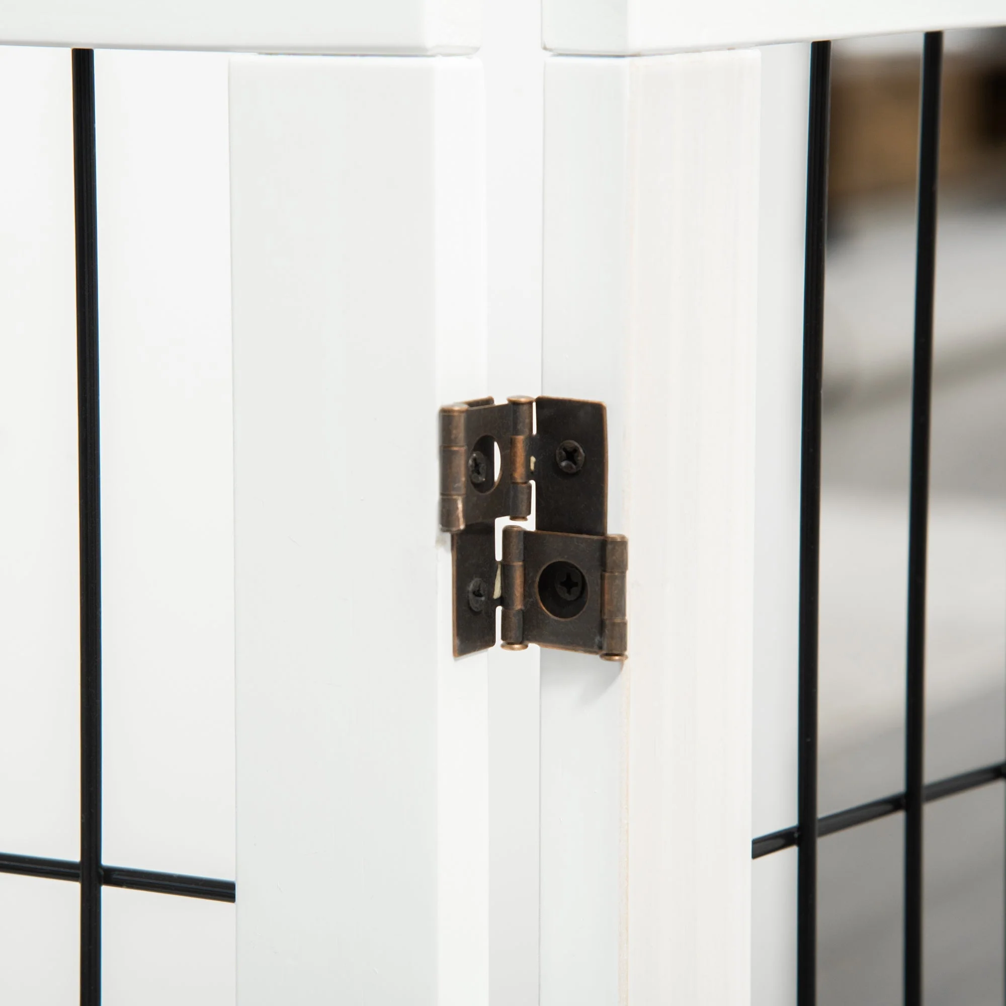 Dog Gate, Safety Stair Gate, Pinewood White - Image 7