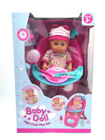 Doll & Highchair Playset